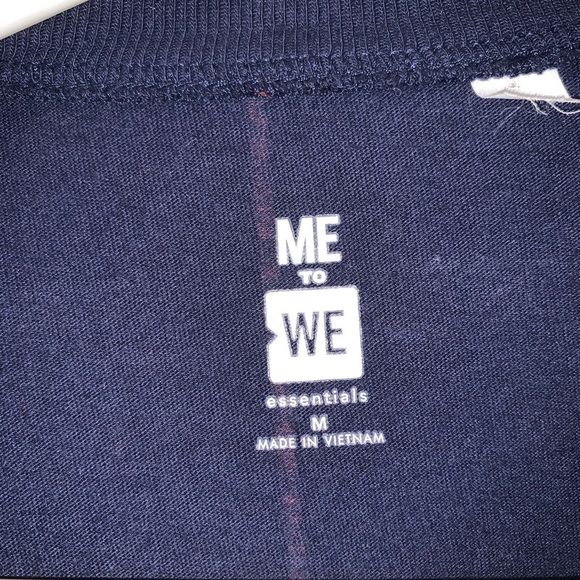 Pacsun navy blue red white green striped tee - Picture 4 of 4